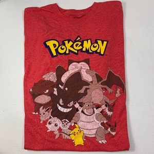 Vintage Pokemon T shirt Large Pikachu and Friends